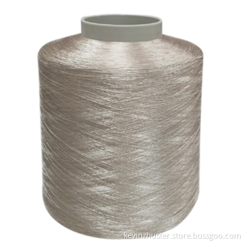 Guld 100% polyester Seim-Dull FDY SD-garn